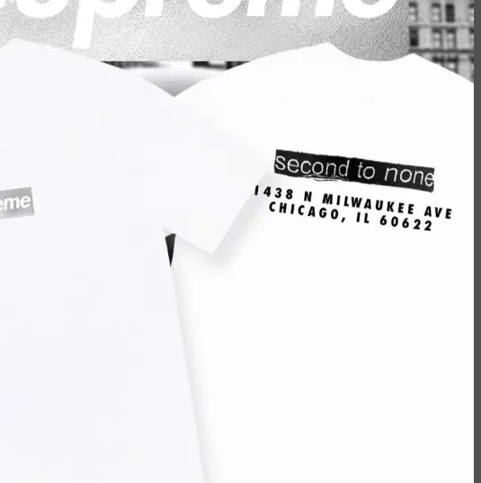 Short Chicago XL White White Tee Chicago Box L M Sleeve Logo S 0701